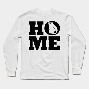 Georgia and Hawai'i HOME Roots by Hawaii Nei All Day Long Sleeve T-Shirt